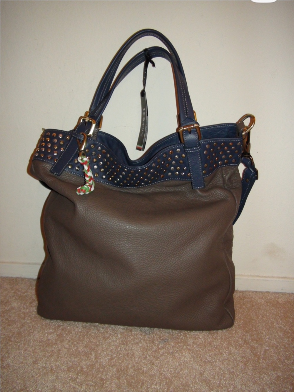 IO Pelle Studded Leather Purse